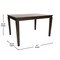 Flash Furniture Rectangle 36.25 in W, 47 in L, Rubberwood (Parawood) KER-T-217-WEN-47-GG - alternate 8